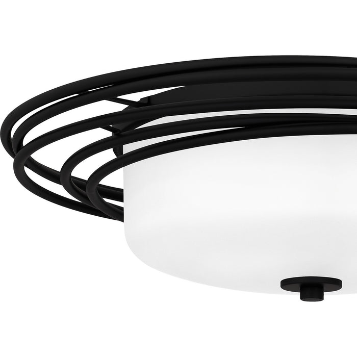 Myhouse Lighting Quoizel - CPE1620MBK - Two Light Flush Mount - Calliope - Matte Black