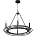 Myhouse Lighting Quoizel - CPE5025MBK - Six Light Chandelier - Calliope - Matte Black