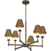 Myhouse Lighting Quoizel - CRO5026SU - Six Light Chandelier - Cross - Statuary Bronze