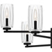 Myhouse Lighting Quoizel - CUN5026MBK - Six Light Chandelier - Cunningham - Matte Black