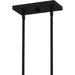 Myhouse Lighting Quoizel - DPN538MBK - Five Light Linear Chandelier - Daphne - Matte Black