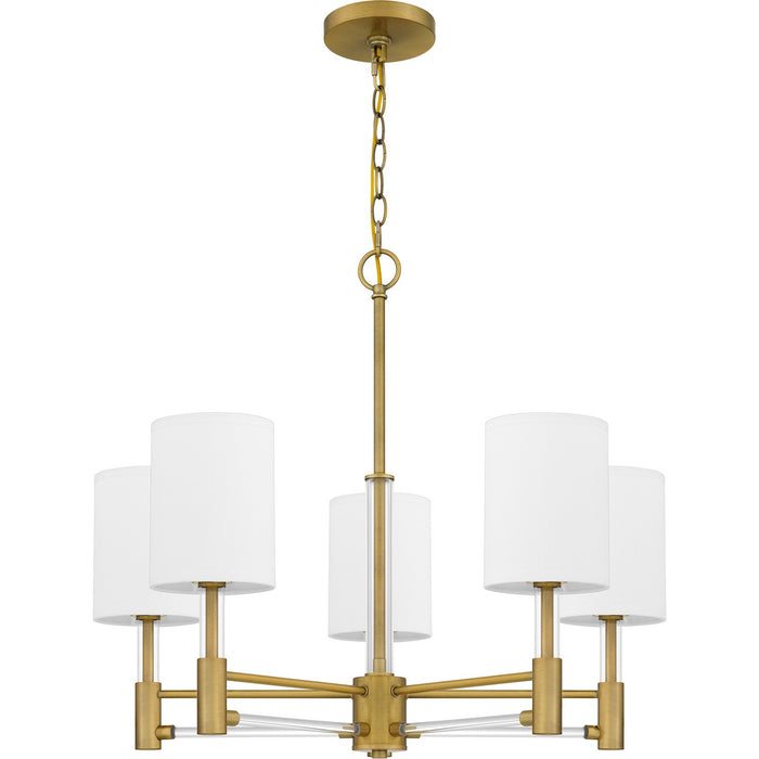 Myhouse Lighting Quoizel - GCN5026AB - Five Light Chandelier - Gretchen - Aged Brass