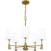 Myhouse Lighting Quoizel - GCN5026AB - Five Light Chandelier - Gretchen - Aged Brass