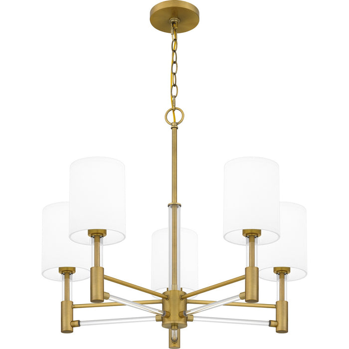 Myhouse Lighting Quoizel - GCN5026AB - Five Light Chandelier - Gretchen - Aged Brass