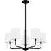 Myhouse Lighting Quoizel - GGR5028MBK - Five Light Chandelier - Gallagher - Matte Black