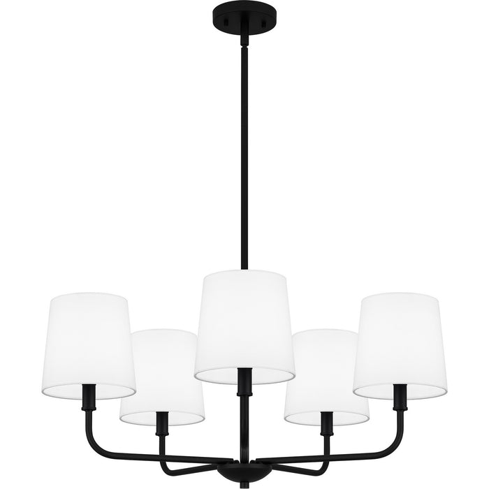 Myhouse Lighting Quoizel - GGR5028MBK - Five Light Chandelier - Gallagher - Matte Black