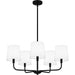 Myhouse Lighting Quoizel - GGR5028MBK - Five Light Chandelier - Gallagher - Matte Black