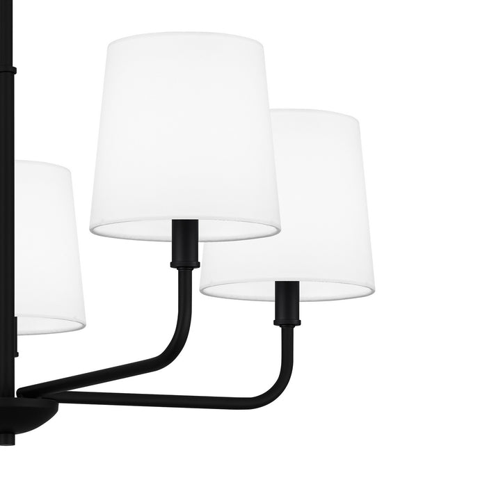 Myhouse Lighting Quoizel - GGR5028MBK - Five Light Chandelier - Gallagher - Matte Black