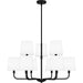 Myhouse Lighting Quoizel - GGR5032MBK - Nine Light Chandelier - Gallagher - Matte Black