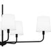 Myhouse Lighting Quoizel - GGR642MBK - Six Light Linear Chandelier - Gallagher - Matte Black