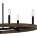 Myhouse Lighting Quoizel - HDR842MBK - Nine Light Linear Chandelier - Hendrix - Matte Black