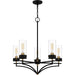 Myhouse Lighting Quoizel - HLS5026MBK - Five Light Chandelier - Hillside - Matte Black