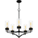 Myhouse Lighting Quoizel - HLS5026MBK - Five Light Chandelier - Hillside - Matte Black