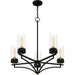 Myhouse Lighting Quoizel - HLS5026MBK - Five Light Chandelier - Hillside - Matte Black