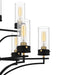 Myhouse Lighting Quoizel - HLS5031MBK - Nine Light Chandelier - Hillside - Matte Black