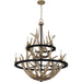 Myhouse Lighting Quoizel - JR5032EK - Nine Light Chandelier - Journey - Earth Black