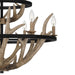 Myhouse Lighting Quoizel - JR5032EK - Nine Light Chandelier - Journey - Earth Black