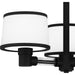 Myhouse Lighting Quoizel - KYL1722MBK - Three Light Semi Flush Mount - Kylen - Matte Black