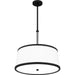 Myhouse Lighting Quoizel - KYL2820MBK - Four Light Pendant - Kylen - Matte Black