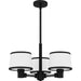 Myhouse Lighting Quoizel - KYL2822MBK - Three Light Chandelier - Kylen - Matte Black