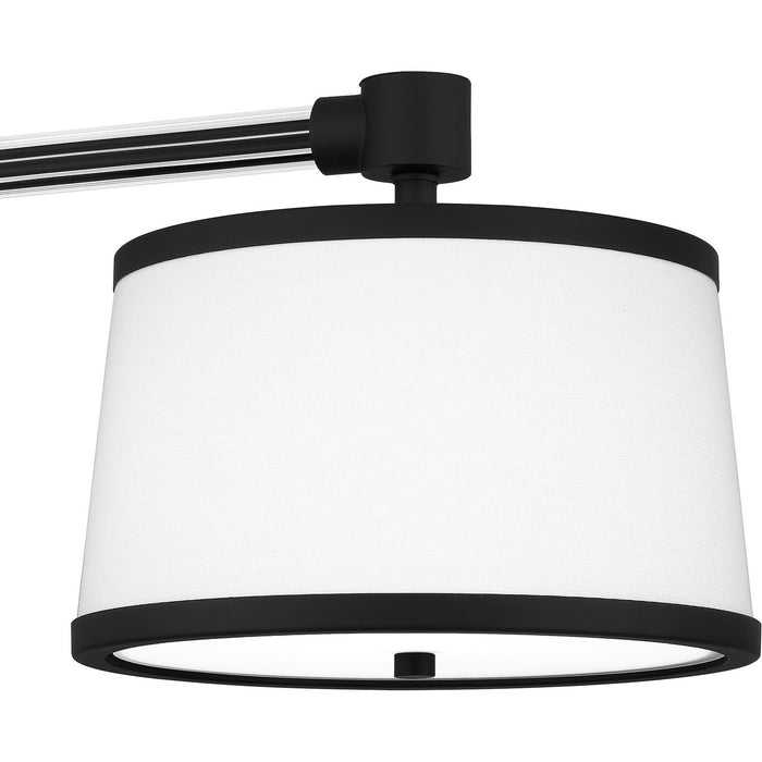 Myhouse Lighting Quoizel - KYL342MBK - Three Light Linear Chandelier - Kylen - Matte Black