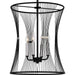 Myhouse Lighting Quoizel - LEI2816MBK - Four Light Pendant - Leiland - Matte Black