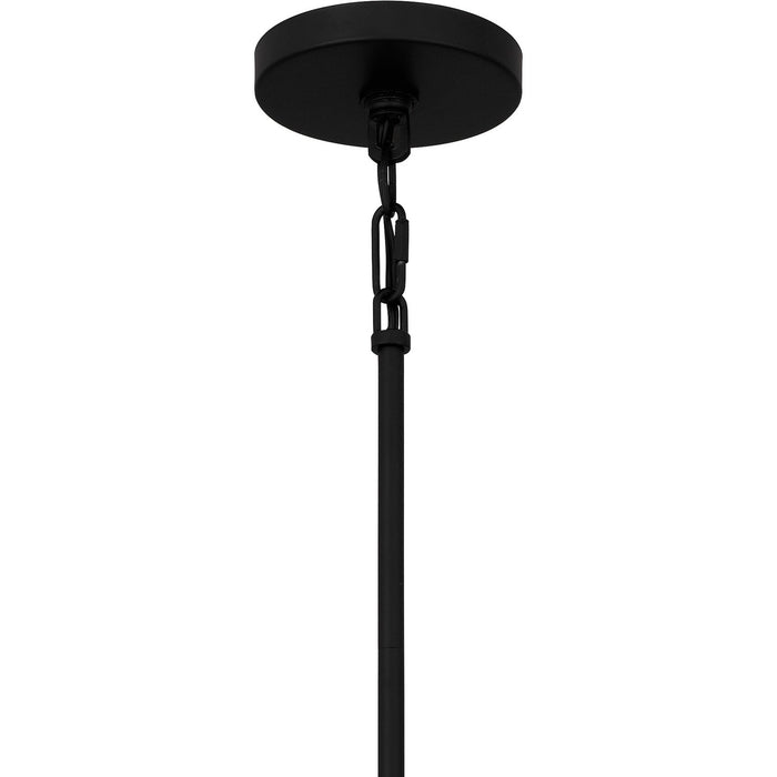 Myhouse Lighting Quoizel - LEI2816MBK - Four Light Pendant - Leiland - Matte Black