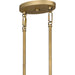 Myhouse Lighting Quoizel - MAD641AB - Six Light Linear Chandelier - Madden - Aged Brass