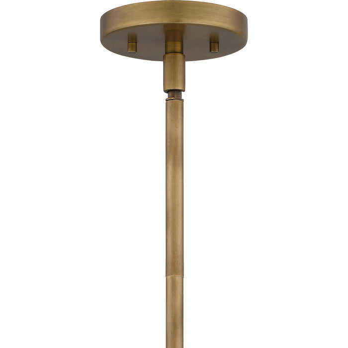 Myhouse Lighting Quoizel - MAO5026WS - Five Light Chandelier - Mallory - Weathered Brass