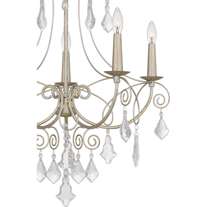 Myhouse Lighting Quoizel - MER5028VG - Five Light Chandelier - Merida - Vintage Gold