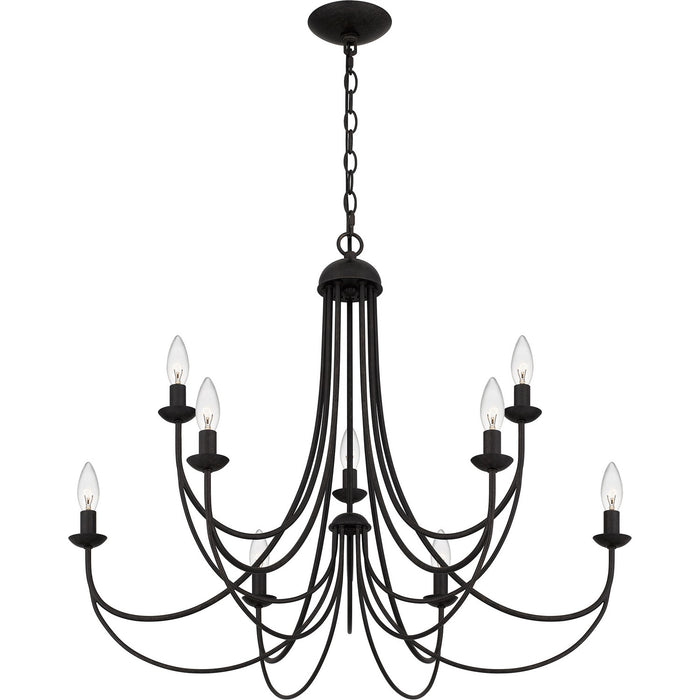 Myhouse Lighting Quoizel - MRN5030IB - Nine Light Chandelier - Mirren - Imperial Bronze