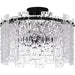 Myhouse Lighting Quoizel - PCCAS1716MBK - Four Light Semi Flush Mount - Caspian - Matte Black