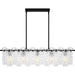 Myhouse Lighting Quoizel - PCCAS539MBK - Five Light Linear Chandelier - Caspian - Matte Black