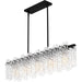 Myhouse Lighting Quoizel - PCCAS539MBK - Five Light Linear Chandelier - Caspian - Matte Black