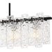 Myhouse Lighting Quoizel - PCCAS539MBK - Five Light Linear Chandelier - Caspian - Matte Black