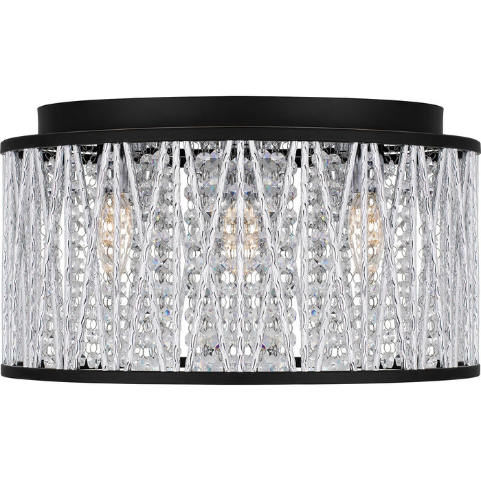 Myhouse Lighting Quoizel - PCCET1616MBK - Five Light Flush Mount - Celeste - Matte Black