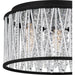 Myhouse Lighting Quoizel - PCCET1616MBK - Five Light Flush Mount - Celeste - Matte Black