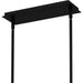 Myhouse Lighting Quoizel - PCCET538MBK - Five Light Linear Chandelier - Celeste - Matte Black