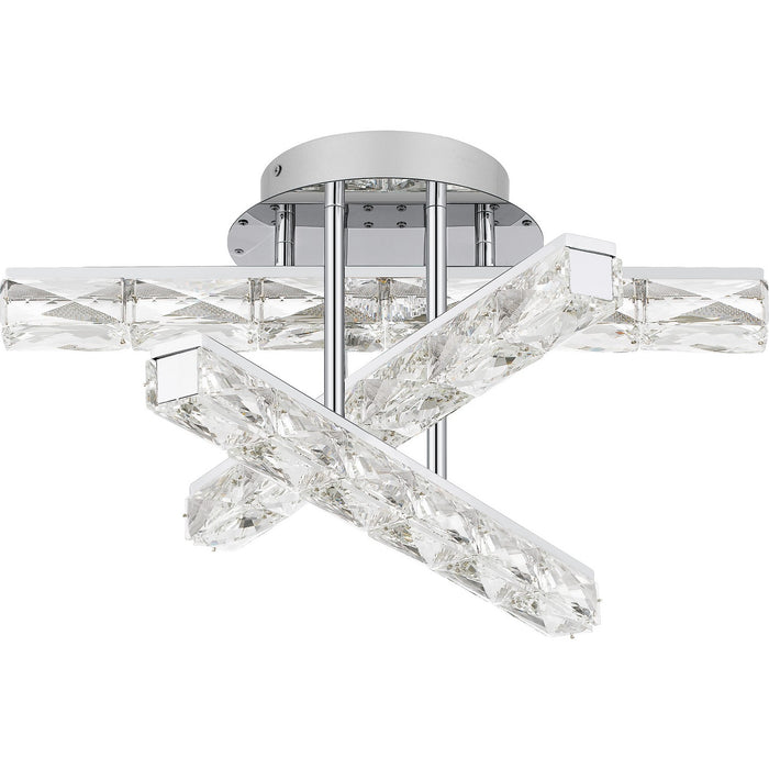 Myhouse Lighting Quoizel - PCCME1718C - LED Semi Flush Mount - Comet - Polished Chrome