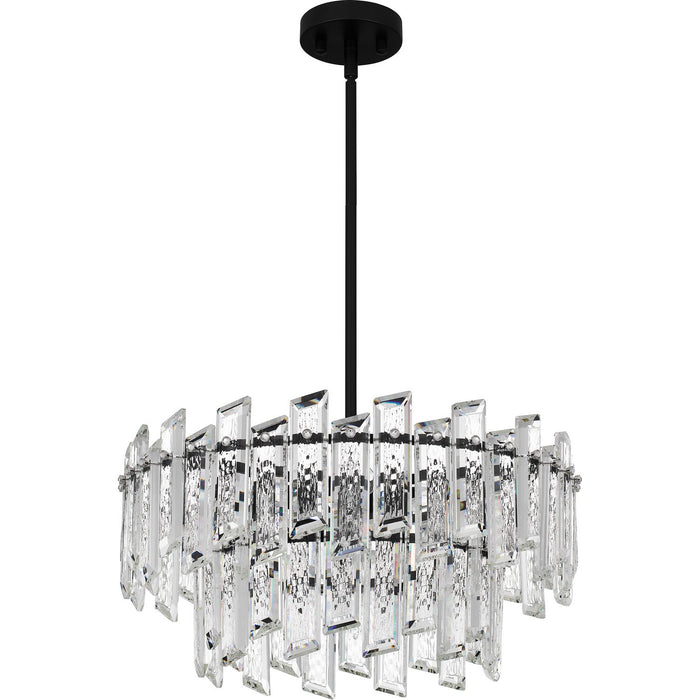 Myhouse Lighting Quoizel - PCDIN2819MBK - Six Light Pendant - Dion - Matte Black