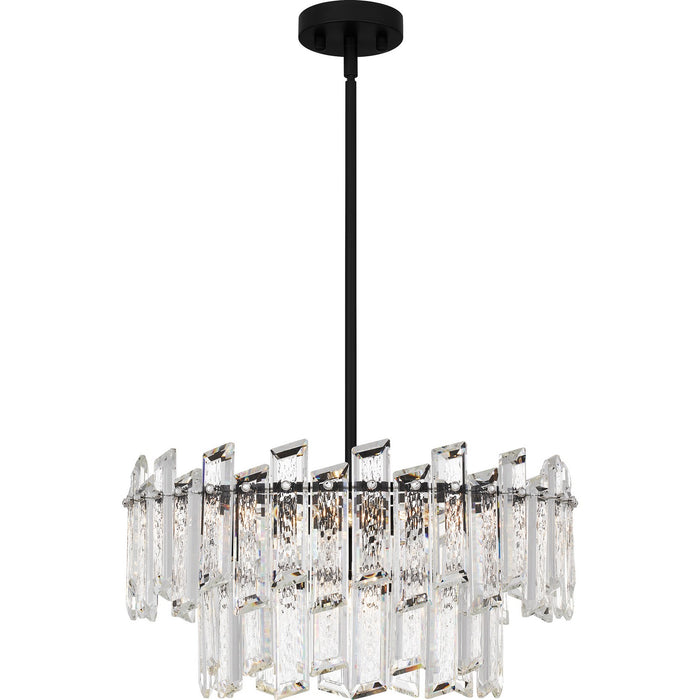 Myhouse Lighting Quoizel - PCDIN2819MBK - Six Light Pendant - Dion - Matte Black