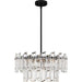 Myhouse Lighting Quoizel - PCDIN2819MBK - Six Light Pendant - Dion - Matte Black