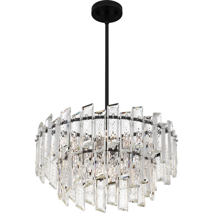 Myhouse Lighting Quoizel - PCDIN2819MBK - Six Light Pendant - Dion - Matte Black