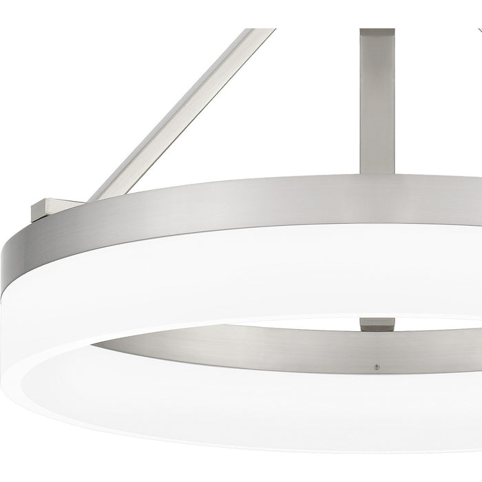 Myhouse Lighting Quoizel - PCOH1716BN - LED Semi Flush Mount - Cohen - Brushed Nickel