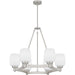 Myhouse Lighting Quoizel - PNG5028BN - Six Light Chandelier - Penning - Brushed Nickel