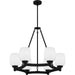 Myhouse Lighting Quoizel - PNG5028MBK - Six Light Chandelier - Penning - Matte Black