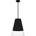 Myhouse Lighting Quoizel - PRG1514BBK - One Light Pendant - Peregrine - Brushed Black