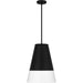 Myhouse Lighting Quoizel - PRG1514BBK - One Light Pendant - Peregrine - Brushed Black