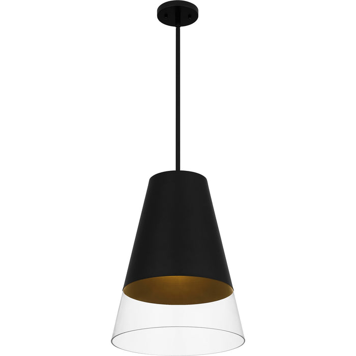 Myhouse Lighting Quoizel - PRG1514BBK - One Light Pendant - Peregrine - Brushed Black