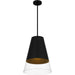 Myhouse Lighting Quoizel - PRG1514BBK - One Light Pendant - Peregrine - Brushed Black